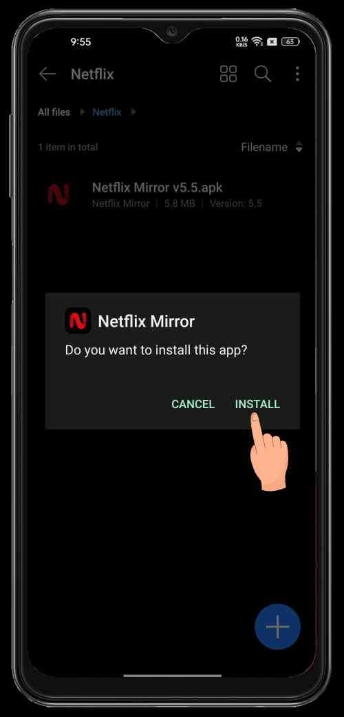 Install Netflix Mirror 3