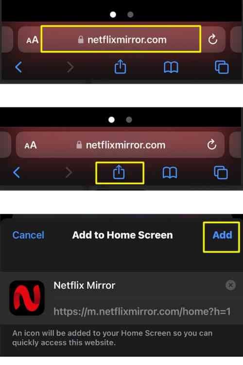 Install Netflix Mirror on iPhone 2