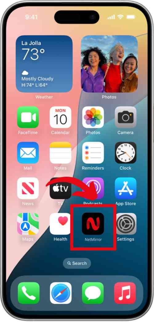 Install Netflix Mirror on iPhone 3